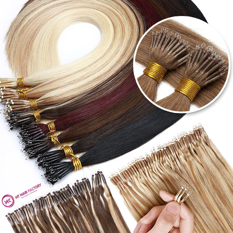 Nano Ring Extensions from HT Hair Factory