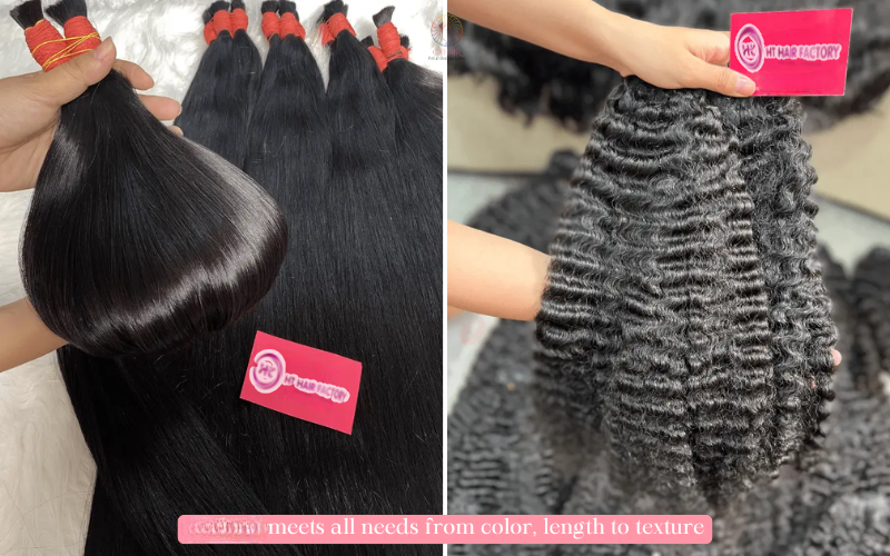 Vietnamese hair strikes a perfect