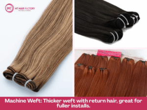 Machine Weft Hair Extensions