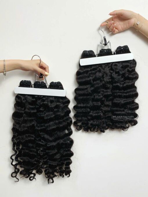 Loose Curly Human Hair Bundles – Raw Vietnamese Hair by HT Hair Factory