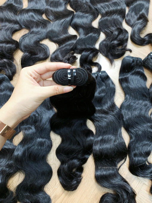 Natural Wave Human Hair Bundles – Raw Vietnamese Hair by HT Hair Factory - Image 4