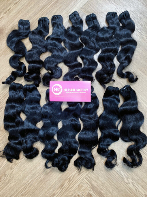 Natural Wave Human Hair Bundles – Raw Vietnamese Hair by HT Hair Factory - Image 3