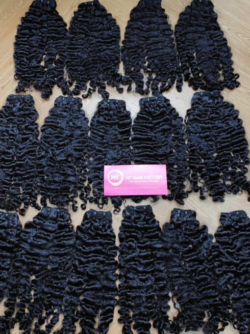Burmese Curly Human Hair Bundles – Raw Vietnamese Hair by HT Hair Factory - Image 2