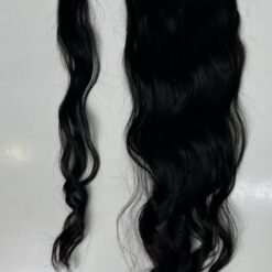 Alternative view of Ponytails Hair Extensions Black color Natural Curly All Length 8-30 inches
