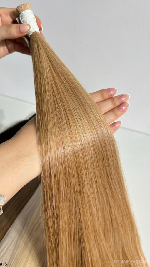 Bulk Hair Hair Colored #12.0 #16 #Ivory #18 Vietnamese Raw Hair - Image 4