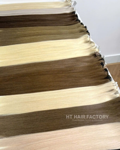 Vietnamese Machine Weft Extensions Color #1 Premium Quality - Image 2