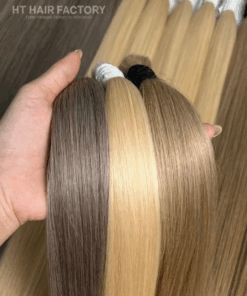 Vietnamese Hair For Sale In Bulk Super Quality Straight Human Hair Colored Bulk Extensions
