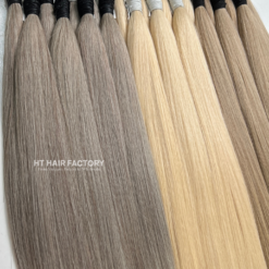 Colored Bulk Hair Shade #16U #18 #613 From Vietnamese Raw Hair