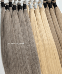 Colored Bulk Hair Shade #16U #18 #613 From Vietnamese Raw Hair