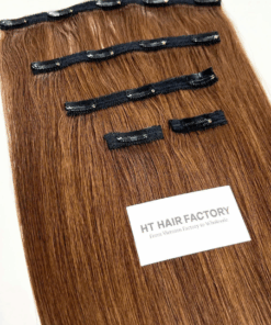 Clip In Extensions Natural Straight Human Hair Extensions Double Drawn Top 1 Vietnamese Raw Hair Supplier