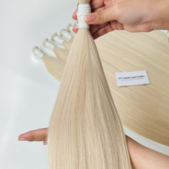 Straight Bulk Hair Extensions Super Light Colors