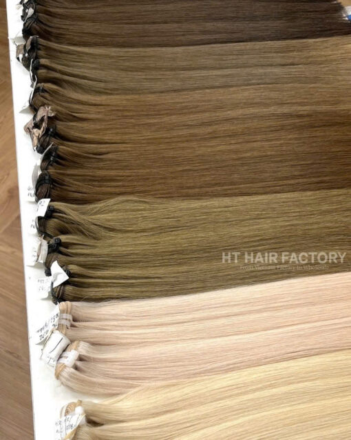 Vietnamese Machine Weft Extensions Color #1 Premium Quality - Image 4
