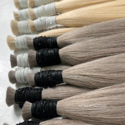 Vietnamese Hair For Sale In Bulk Super Quality Straight Human Hair Colored Bulk Extensions