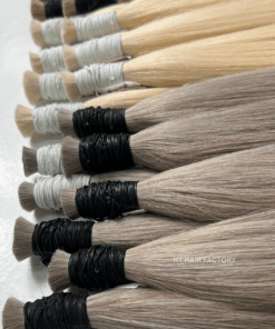 Vietnamese Hair For Sale In Bulk Super Quality Straight Human Hair Colored Bulk Extensions