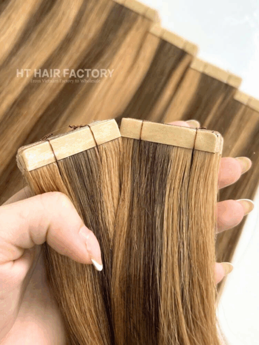 Tape-In Extensions 100% SDD Straight Raw Hair Extensions Best Quality 24 Inches