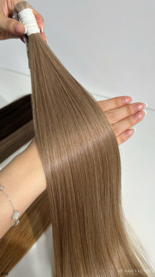 Bulk Hair Hair Colored #12.0 #16 #Ivory #18 Vietnamese Raw Hair - Image 2