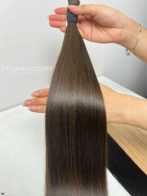 Bulk Hair Colored #18 #AB #T8/16/60 #2 #6 #7.7 Vietnamese Hair
