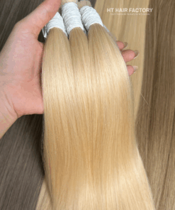 Colored Bulk Hair Shade #16U #18 #613 From Vietnamese Raw Hair