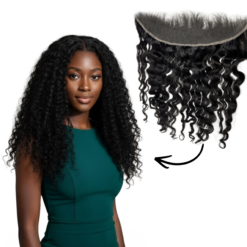 13x6 Lace Frontal Human Hair Natural Wavy 150% Density