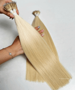 Nano Ring Hair Extensions 16 Inches Shade #613 Hot-selling 100% Raw Vietnamese Hair Super Grade