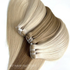 Vietnamese Machine Weft Extensions Color #12 #18 Premium Quality