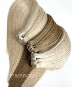 Vietnamese Machine Weft Extensions Color #12 #18 Premium Quality