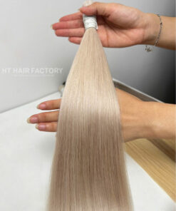 Bulk Hair Colored #Grey #16U  #PLATINUM #BB #SM 100% Vietnamese Raw