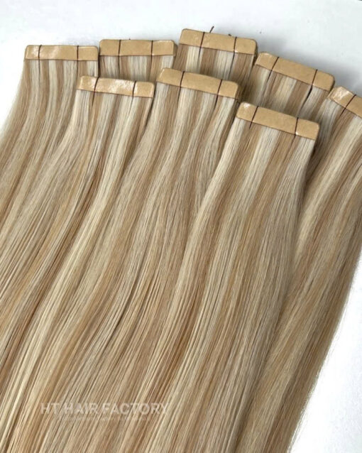 Tape-In Extensions #2 Color 100% SDD Straight Raw Hair Extensions Best Quality 24 Inches 60 Cm - Image 4