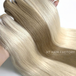Vietnamese Machine Weft Extensions Color #12 #18 Premium Quality