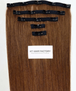 Clip In Extensions Natural Straight Human Hair Extensions Double Drawn Top 1 Vietnamese Raw Hair Supplier