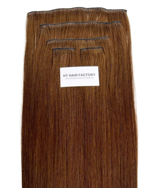 Clip In Extensions Natural Straight Human Hair Extensions Double Drawn Vietnamese Raw Hair Top Grade