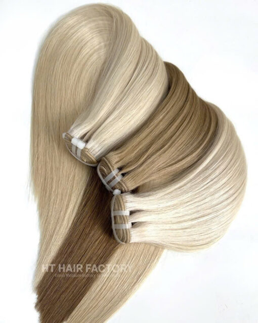 Vietnamese Machine Weft Extensions Color #1 Premium Quality - Image 6
