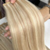 Tape-In Extensions #2 Color 100% SDD Straight Raw Hair Extensions Best Quality 24 Inches 60 Cm