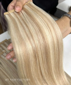 Tape-In Extensions #2 Color 100% SDD Straight Raw Hair Extensions Best Quality 24 Inches 60 Cm