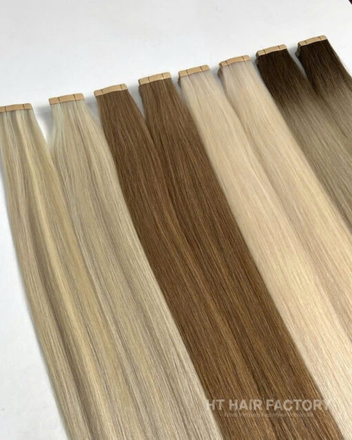 Tape-In Extensions Many Color 100% SDD Straight Raw Hair Extensions Best Quality 24 Inches 60 Cm - Image 6