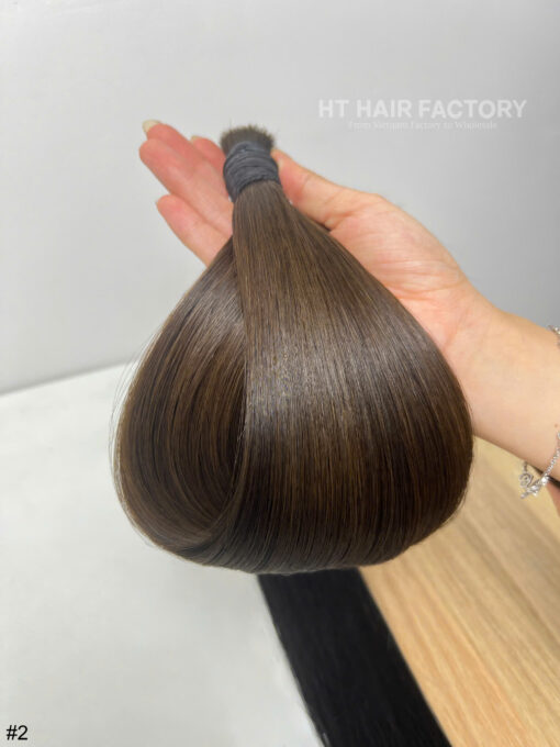 Bulk Hair Colored #16U #PLATINUM #BB #SM Vietnamese Raw Hair