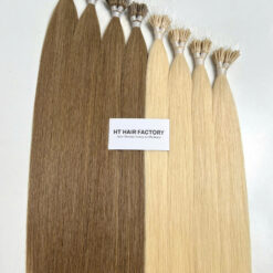 Nano Tip Human Hair Extensions 100% Virgin Vietnamese Double Drawn Hair Good Price