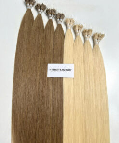 Nano Tip Human Hair Extensions 100% Virgin Vietnamese Double Drawn Hair Good Price
