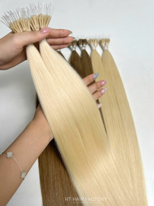 Nano Tip Human Hair Extensions 100% Virgin Vietnamese Double Drawn Hair Good Price - Image 6