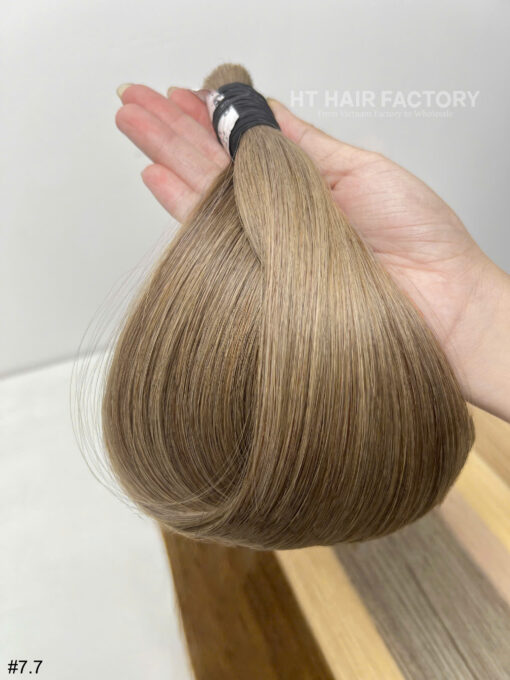Bulk Hair Colored #16U  #PLATINUM #BB #SM Vietnamese Raw Hair - Image 3