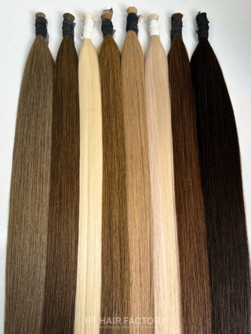 Bulk Hair Hair Colored #8U #2A #60 #6 #18 #IVORY #4 #1B Vietnamese Raw Hair - Image 2