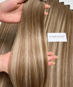 High Quality Hair Extensions Genius Weft Human Hair Double Drawn 100% Vietnamese Raw Virgin Hair Extensions