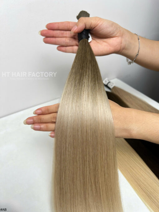 Bulk Hair Colored #18 #AB #T8/16/60 #2 #6 #7.7 Vietnamese Hair - Image 4