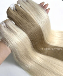 Vietnamese Machine Weft Extensions Color #1 Premium Quality