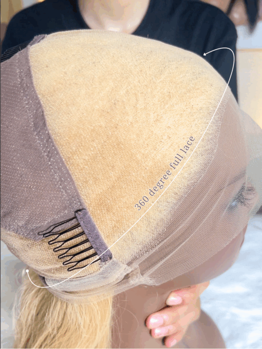 613 Blonde Color 360 Full Lace Wigs
