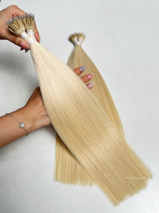 Nano Ring Hair Extensions 16 Inches Very Hot Selling 100% Raw Vietnamese Hair Super Grade - Image 4