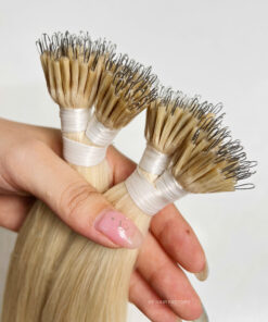 Nano Ring Hair Extensions 16 Inches Very Hot Selling 100% Raw Vietnamese Hair Super Grade