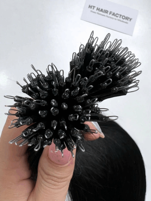 Discover premium Nano Ring Hair Extensions from HT Hair Factory – 100% Vietnamese human hair, invisible, reusable & safe. Perfect for salons & wholesale.