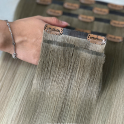 Seamless Clip-in Hair Extensions Natural Straight #SB Color 100% Vietnamese Raw Virgin Hair Wholesale Price