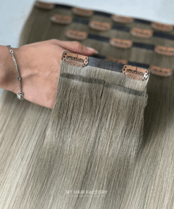 Seamless Clip-in Hair Extensions Natural Straight #SB Color 100% Vietnamese Raw Virgin Hair Wholesale Price